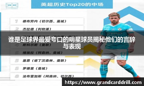 谁是足球界最爱夸口的明星球员揭秘他们的言辞与表现
